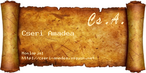Cseri Amadea névjegykártya